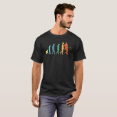 Tennis Player Retro Evolution Tennis T-shirt (Voorkant volledig)