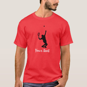 Tennis Player; rood T-shirt