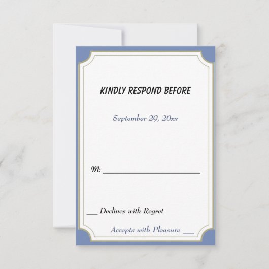 TENNIS PLAYER RSVP (Voorkant)