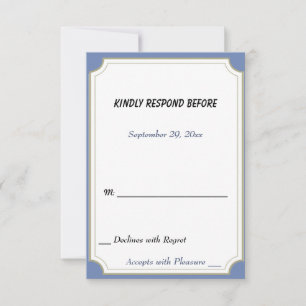 TENNIS PLAYER RSVP KAARTJE