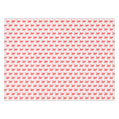 Tennis player silhouette Birthday party tablecloth Tafelkleed (Voorkant (Horizontaal))