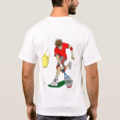 Tennis Player T-Shirt (Achterkant)