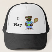 Tennis Player Teddybeer Trucker Pet (Voorkant)