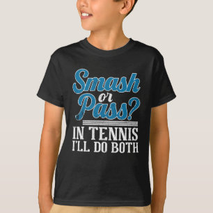 Tennis Player Tennis Ball Smash of Pass Tennis T-shirt