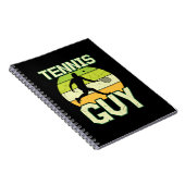 Tennis Player | Tennis Guy Notitieboek (Rechterzijde)