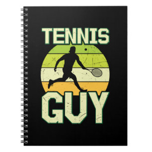 Tennis Player Tennis Guy Notitieboek