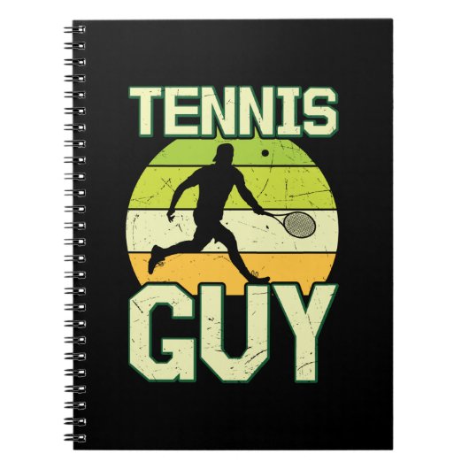 Tennis Player | Tennis Guy Notitieboek (Voorkant)