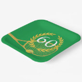 Tennis Player Theme Birthday Papieren Bordje (Gebogen)