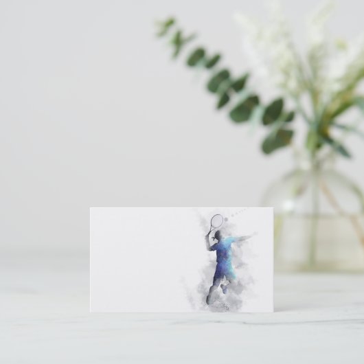 TENNIS PLAYER - Visitekaartjes (Staand voorkant)