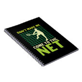 Tennis Player | Zorg er niet voor dat ik naar het  Notitieboek (Rechterzijde)