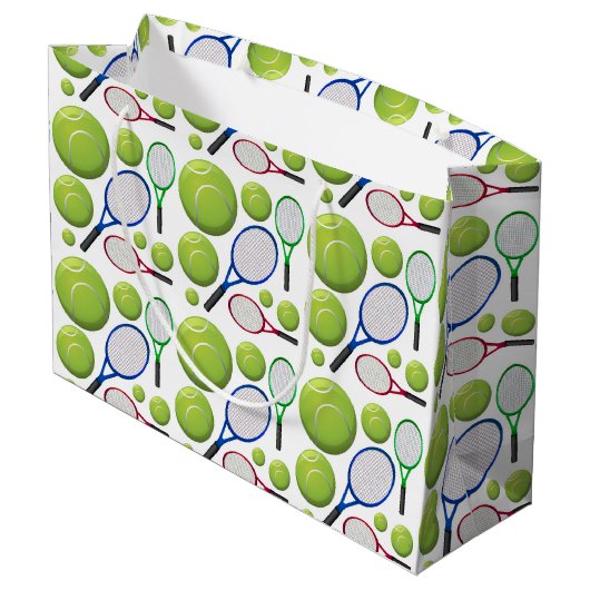 Tennis Plezier Groot Cadeauzakje (Achterkant Gekanteld)
