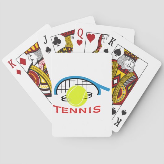 Tennis Pokerkaarten (Achterkant)