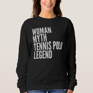 Tennis Polo Vrouw Mythe Tennis Polo Legende