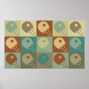 Tennis Pop kunst Poster