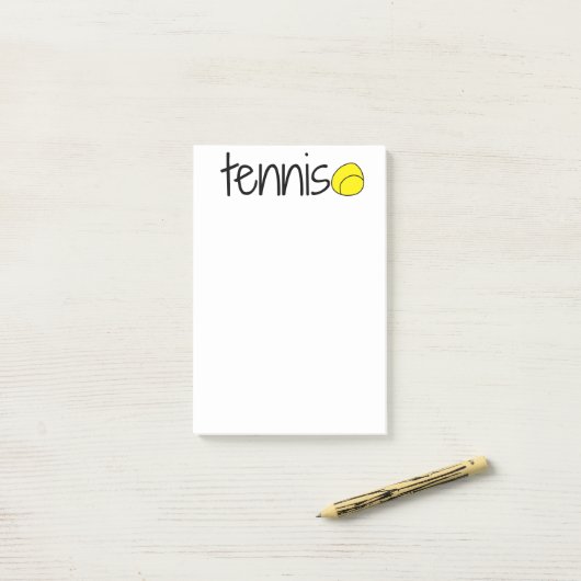 Tennis Post It Notes (Op bureau)