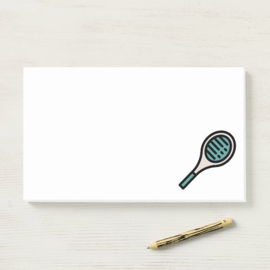 tennis post-it® notes (Op bureau)