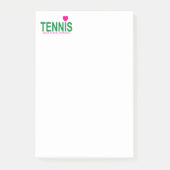 Tennis Post-it® Notes (Voorkant)