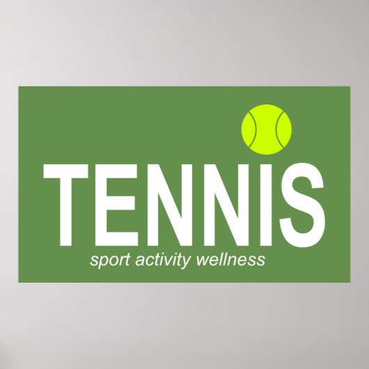 Tennis Poster (Voorkant)