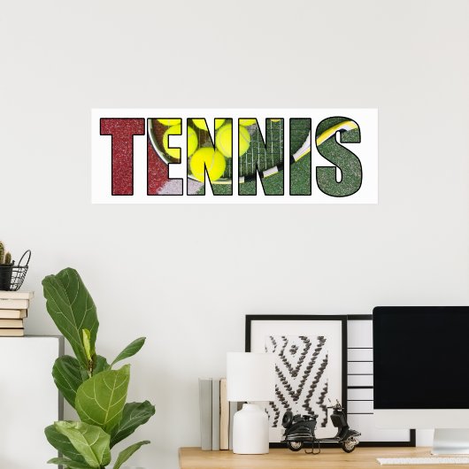Tennis Poster (Thuiskantoor)
