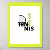 TENNIS-POSTER POSTER (Voorkant)