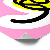 Tennis poster voor meisje (Hoek)