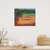 Tennis practice Pet d’adge France 2013 Poster (Keuken)