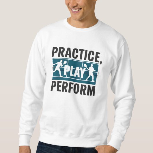 Tennis - Practice play perform Trui (Voorkant)