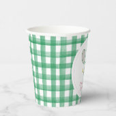 Tennis preppy geplakt verjaardag papieren bekers (Rechts)