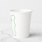 Tennis preppy vrijgezellenfeestje papieren bekers (Links)