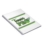 Tennis Pro Notitieboek (Rechterzijde)