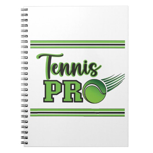 Tennis Pro Notitieboek (Voorkant)