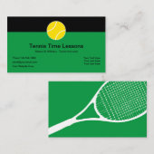 Tennis Professional-lessen Visitekaartje (Voorkant / Achterkant)