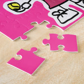 Tennis puzzle cadeau voor meisjes legpuzzel (Zijkant)