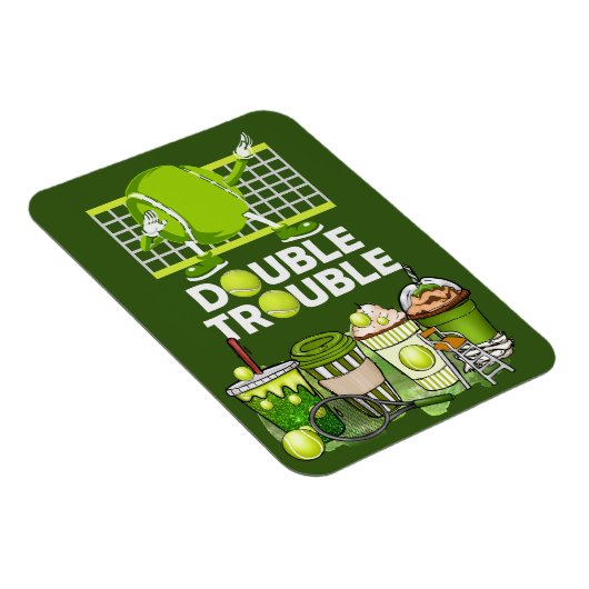 Tennis Puzzles met grappig gezegde voor speler Magneet (Rechterzijde)
