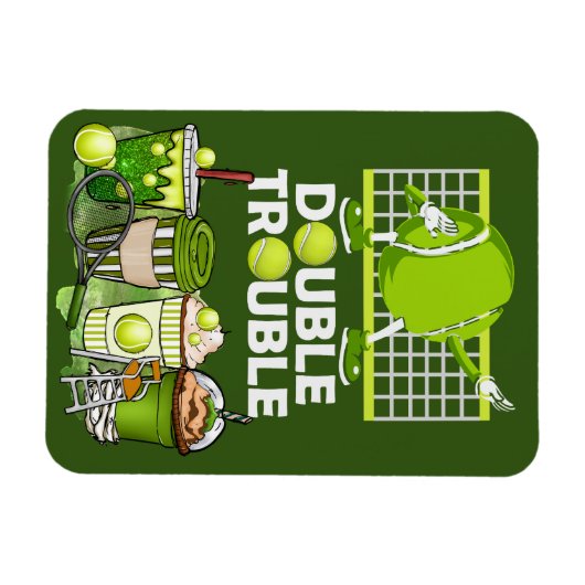 Tennis Puzzles met grappig gezegde voor speler Magneet (Horizontaal)