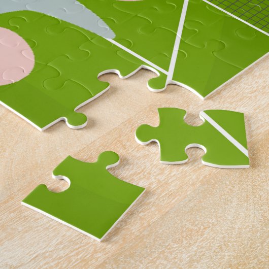 Tennis Puzzles voor Tennis Player Legpuzzel (Zijkant)