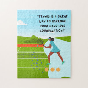 Tennis Puzzles voor Tennis Player Legpuzzel