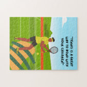 Tennis Puzzles voor Tennis Player Legpuzzel (Horizontaal)