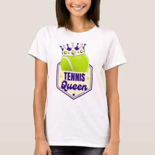 Tennis Queen - Court Style voor Racket Royals T-shirt