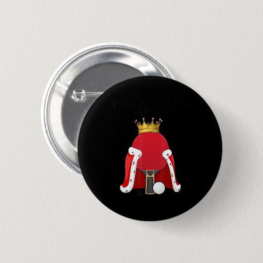 Tennis Queen Ping Pong Girls Table Tennis Ronde Button 5,7 Cm (Voorkant /achterkant)