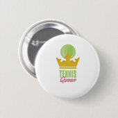 Tennis Queen Ronde Button 5,7 Cm (Voorkant /achterkant)