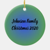 Tennis Quokka kerstversiering Keramisch Ornament (Achterkant)