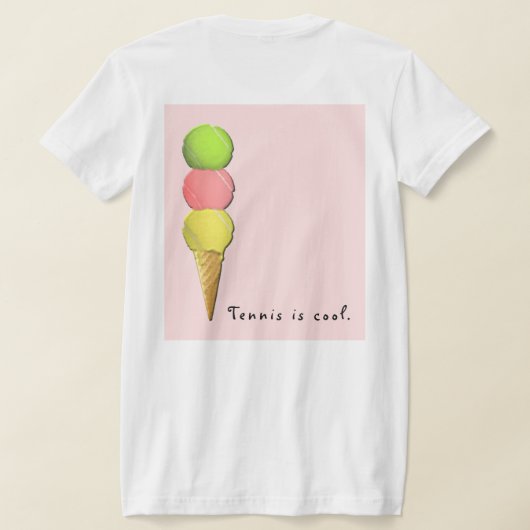 Tennis Quote T-shirt (Laag Achter)