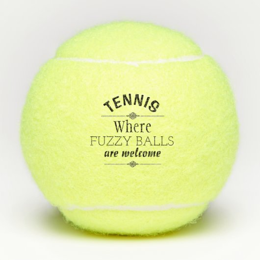 Tennis Quote Tennisballen (Voorkant)