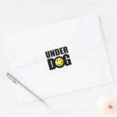 Tennis quote vierkante sticker (Envelop)