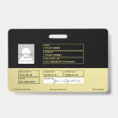 Tennis Racket Badge (Achterkant)