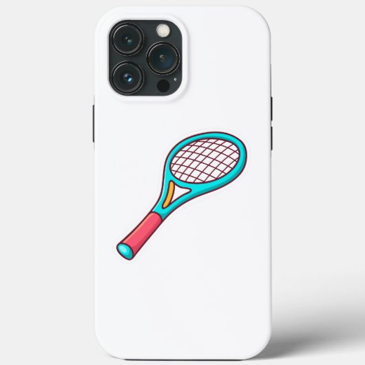 tennis racket Case-Mate iPhone case (Achterkant)