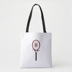 Tennis Racket Design All-Over-Print Canvas tassen