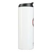 Tennis Racket Design Travel Mug Thermal Tumblers Thermosbeker (Gedraaid links)