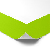 Tennis-racket en bal op maat poster (Hoek)